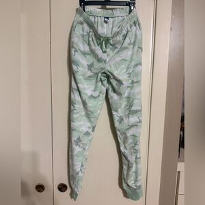 Green Camouflage Jogger Pants
